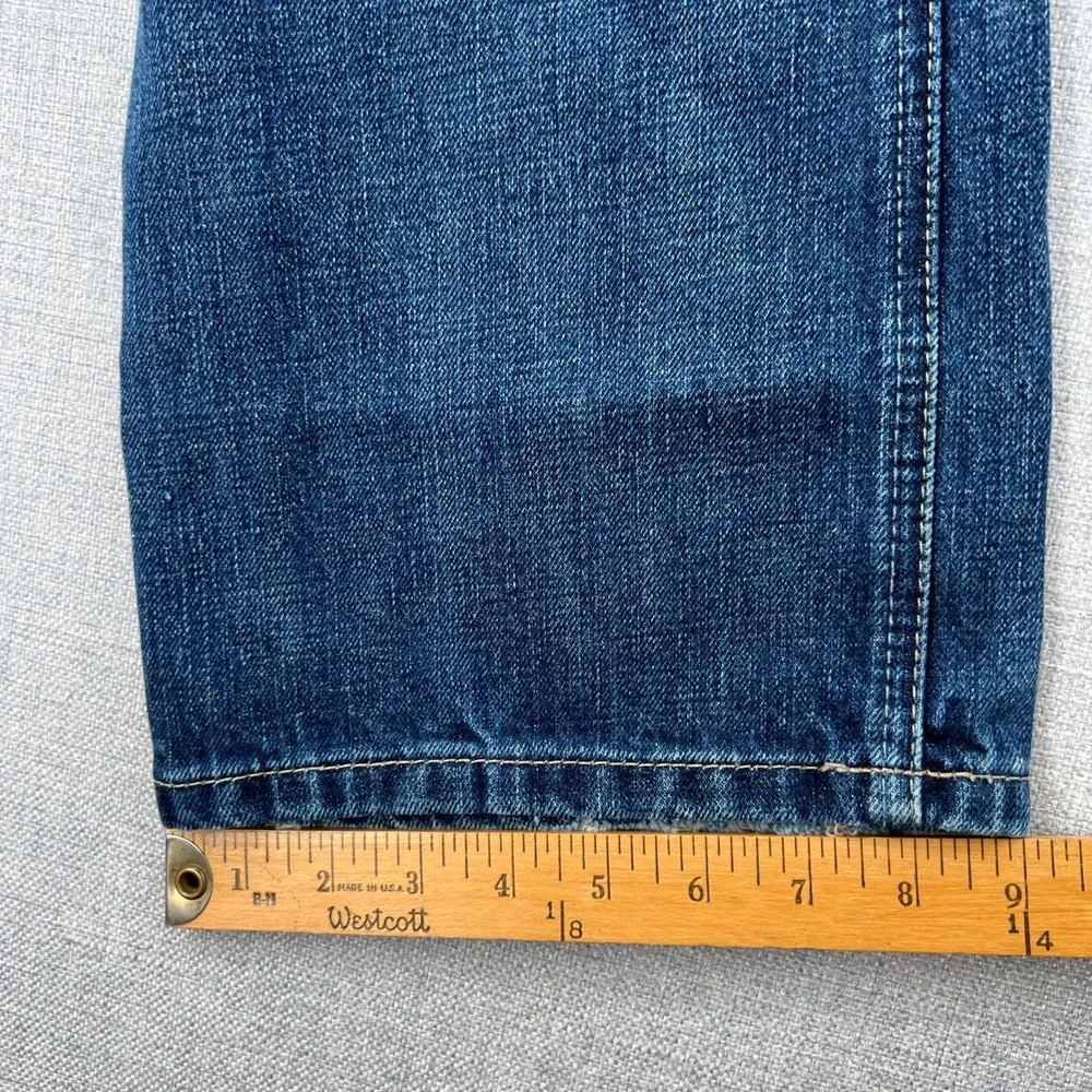 Ariat M4 Bootcut Jeans Mens 30x34 Blue Low Rise Denim Western Cowboy Workwear